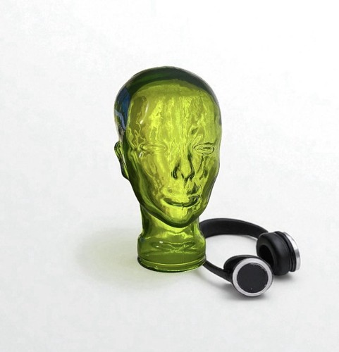 Vintage green glass flapper - vintage,