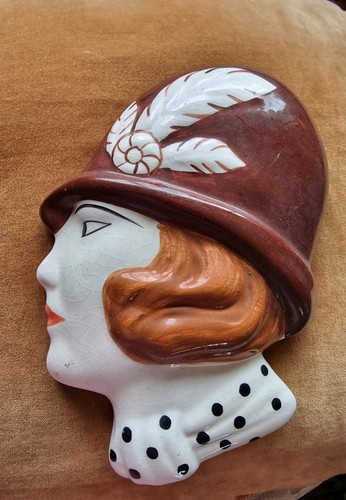 Art deco style ladies head - ladies,