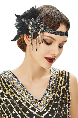 1920s flapper headpiece - flapper, 20s