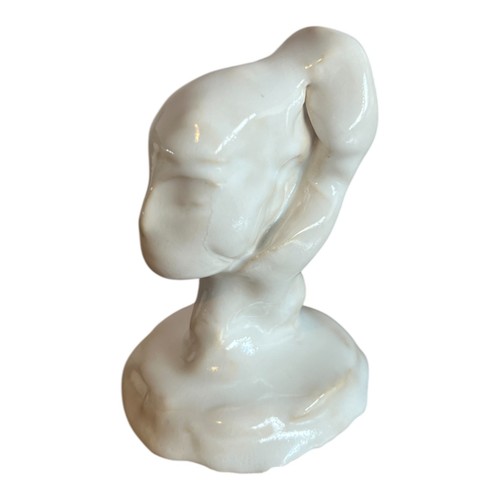 Porcelain bust deco head - bust,