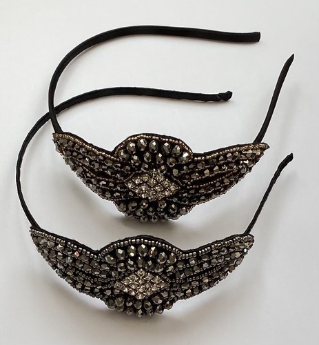 Vintage beaded head piece - vintage,