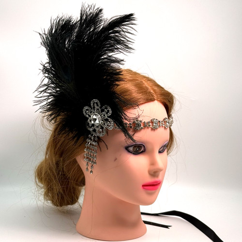 Headpiece1920s flapper feather - flapper,