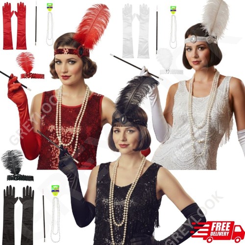 Cruella flapper set halloween - flapper,