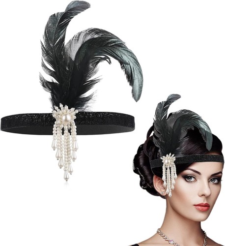 Wllhyf 1920s flapper headband - wllhyf,
